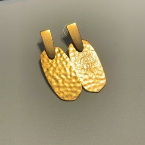 Kendra Scott Aragon Hammered Earrings, Gold-Plated